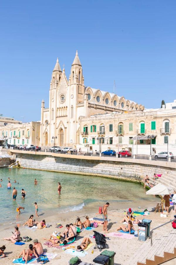Brand New Apartment In Sliema 2 Min By The Sea-Hosted By Sweetstay Kültér fotó